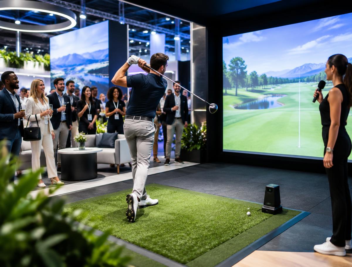 Brand Activations & Trade Shows mobile golf experience