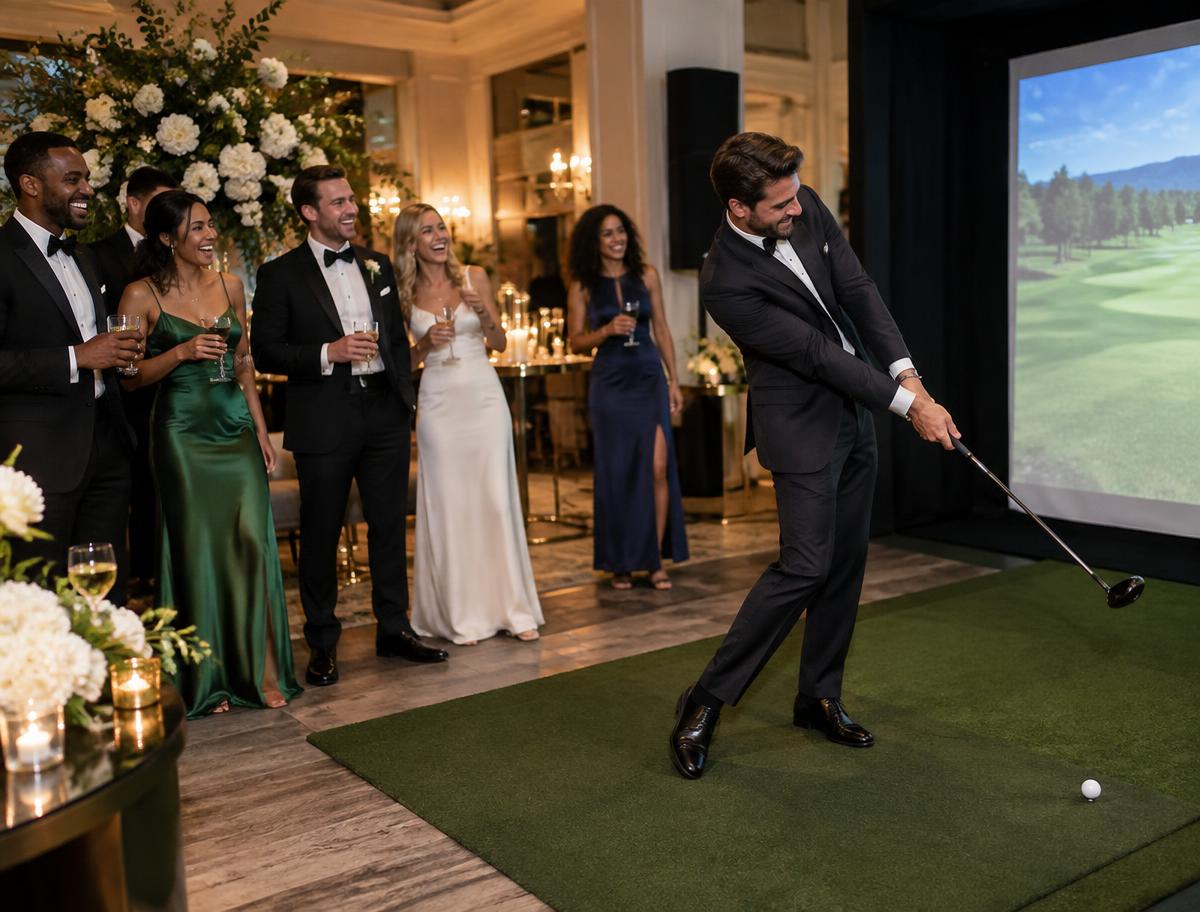 Weddings mobile golf experience